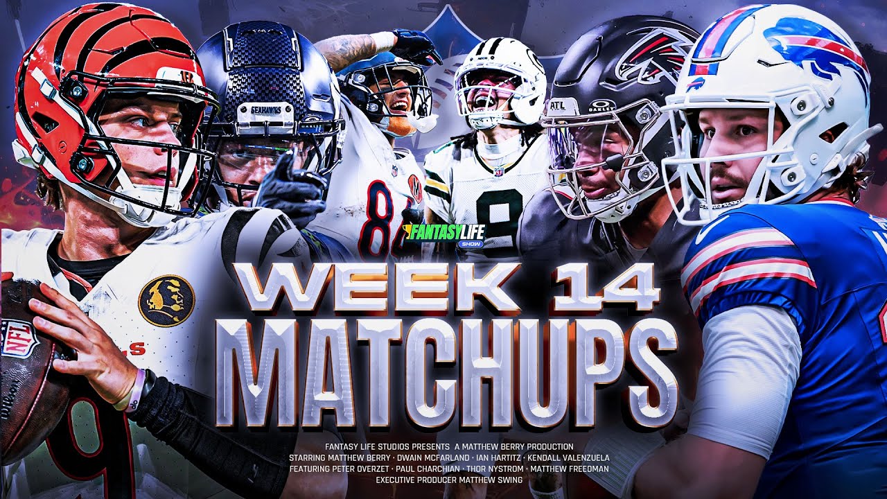 Breaking Down Every Week 14 Matchup for Fantasy Football