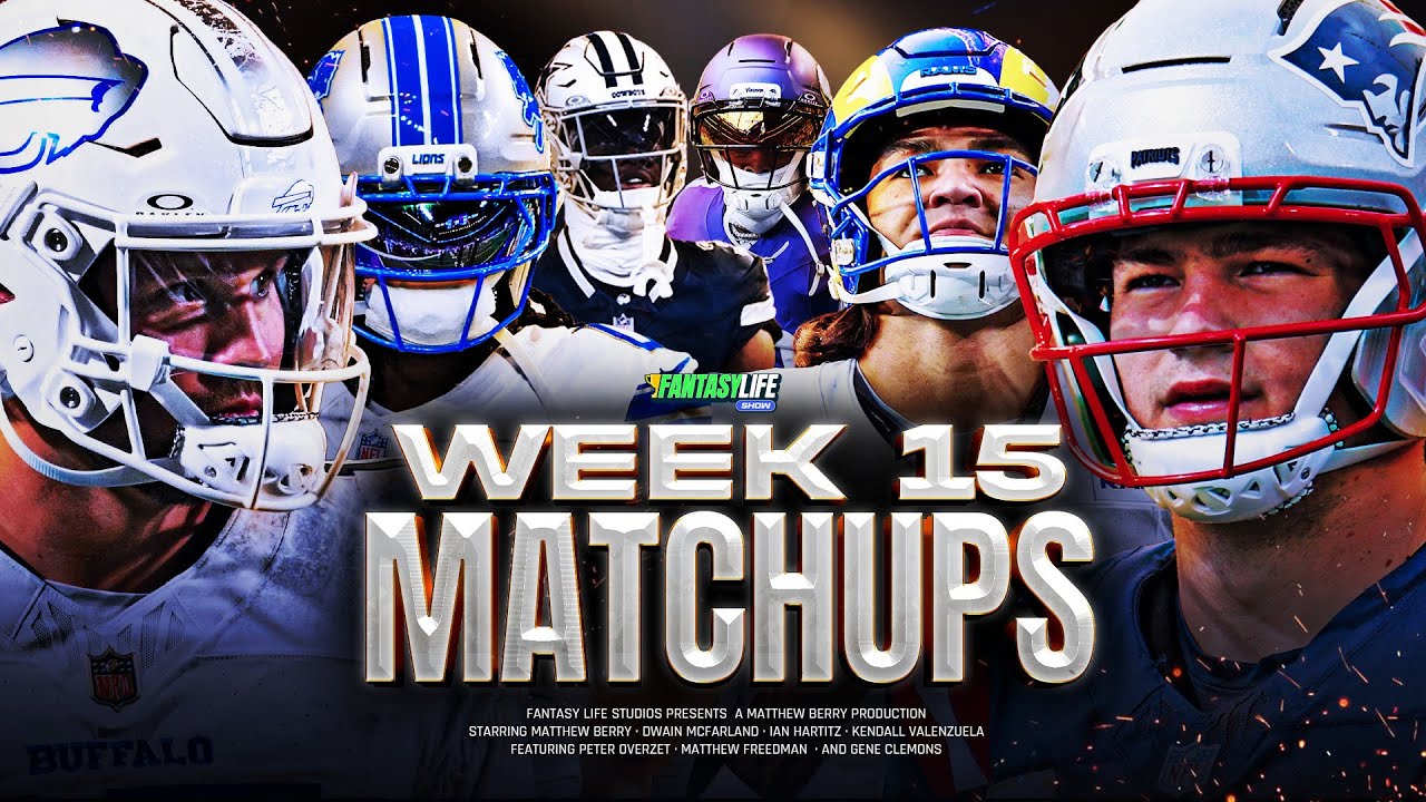 Breaking Down Every Week 15 Matchup for Fantasy Football