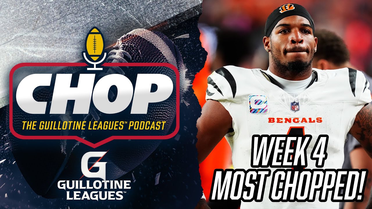 Most Chopped Players in Week 4 Guillotine Leagues™ (and What to Bid on Them!)