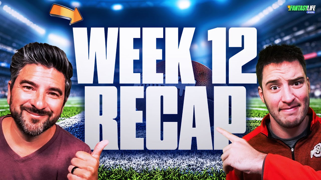 Fantasy Breakdown of EVERY NFL Week 12 Game (INSTANT ANALYSIS!)