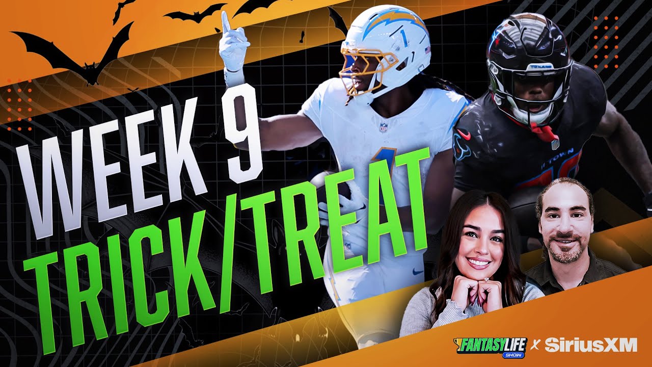 Week 9 Fantasy Football Start/Sit Advice and Trick or Treat Trust Meter!