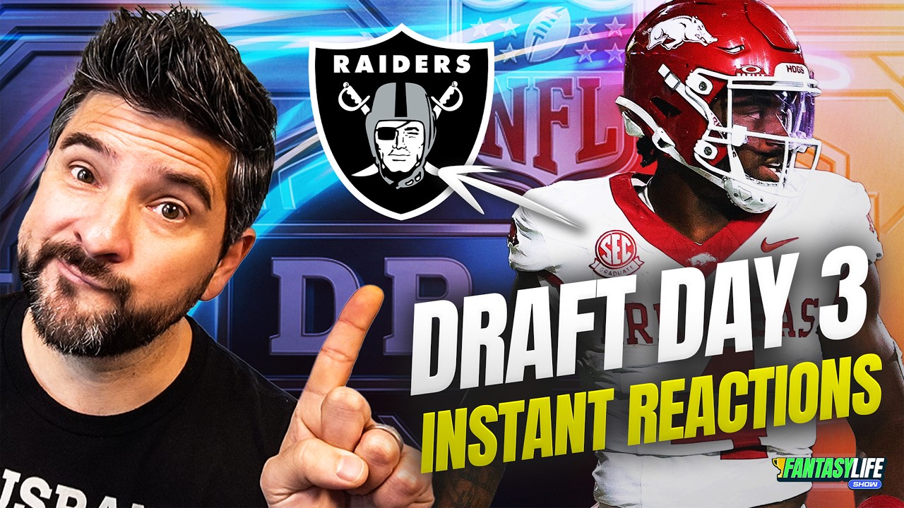 NFL Draft Day 3 INSTANT Fantasy Reactions (Every Round 4-7 Pick)