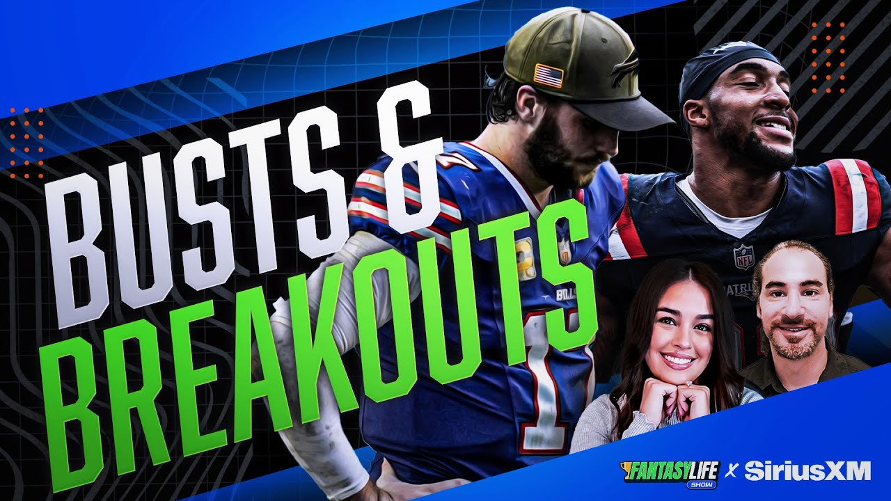 Week 10 Fantasy Busts & Breakouts + MNF Props & Early Week 11 odds!