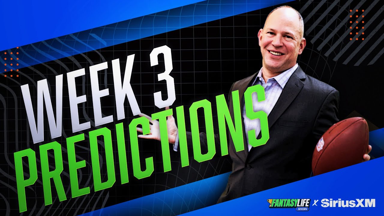 Matthew Berry’s Predictions for Week 3 of 2025 Fantasy Football