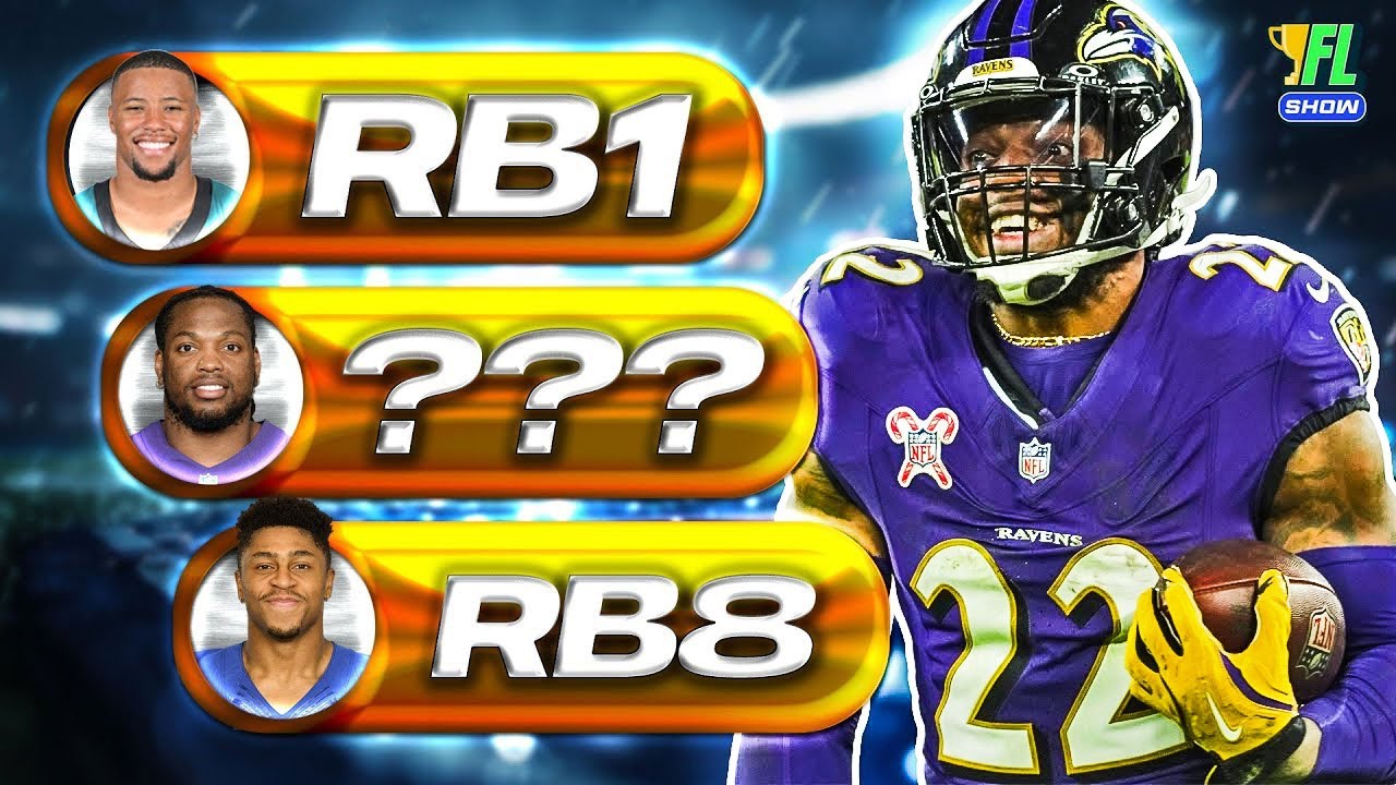 Top 12 Running Backs for 2025 Fantasy Football