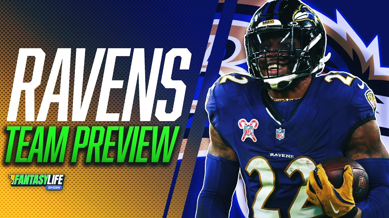 Ravens 2025 Fantasy Team Preview (Derrick Henry in the 1st Round?)