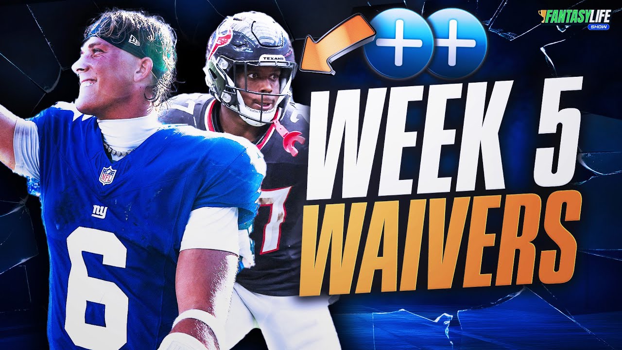 Week 5 Fantasy Football Adds