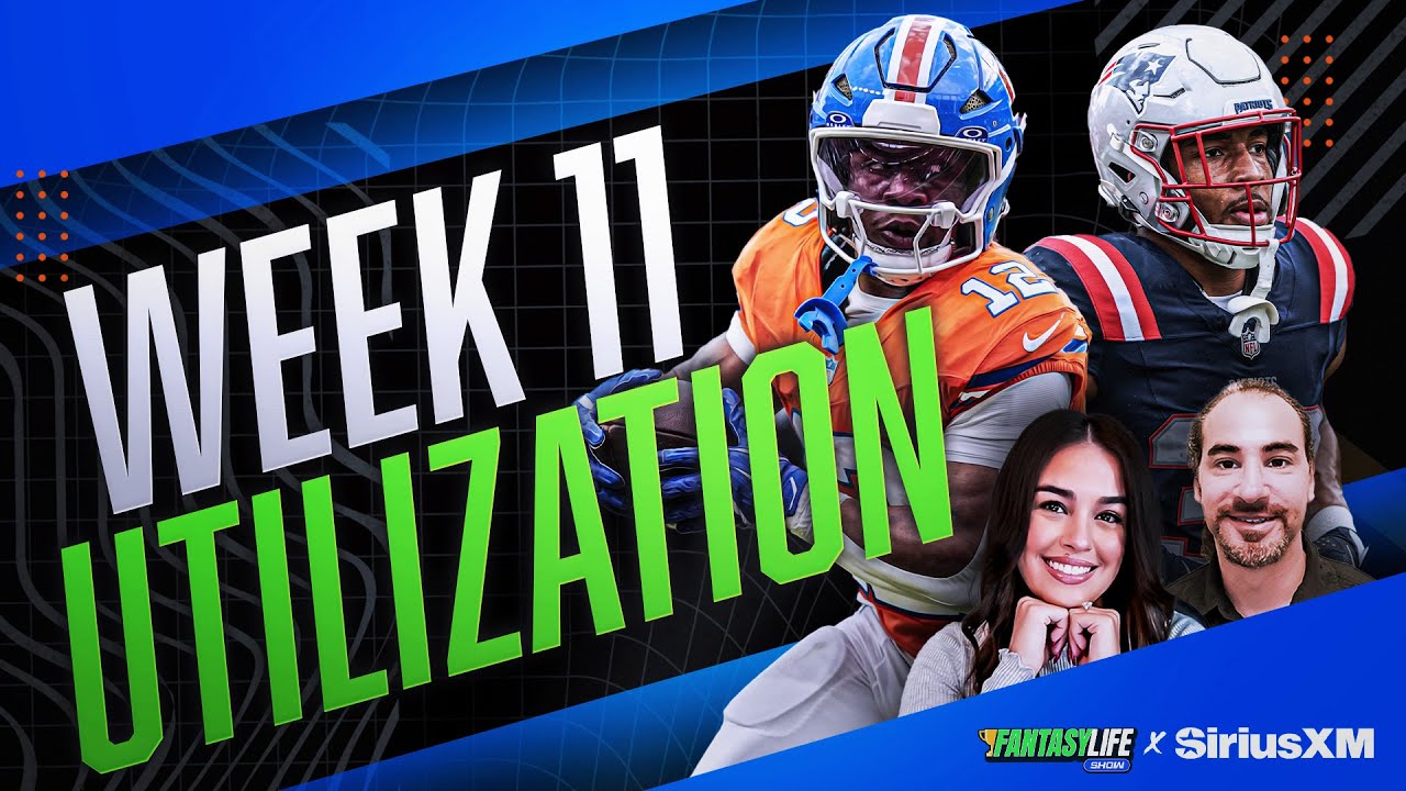 Fantasy Football Week 11: Utilization Report and Waiver Wire Targets!