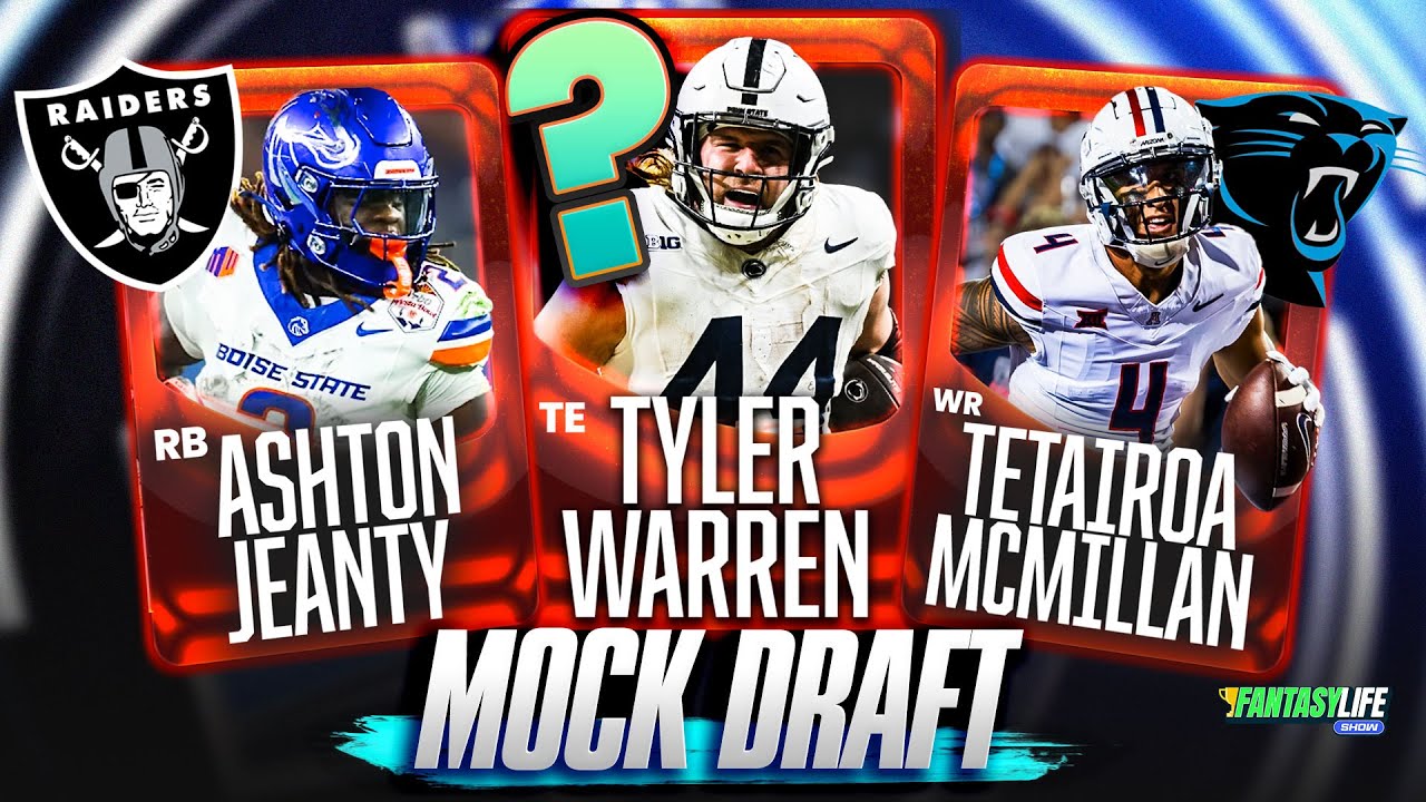 Post-Free Agency 2025 NFL Mock Draft (RB Flying Up Draft Boards?!)