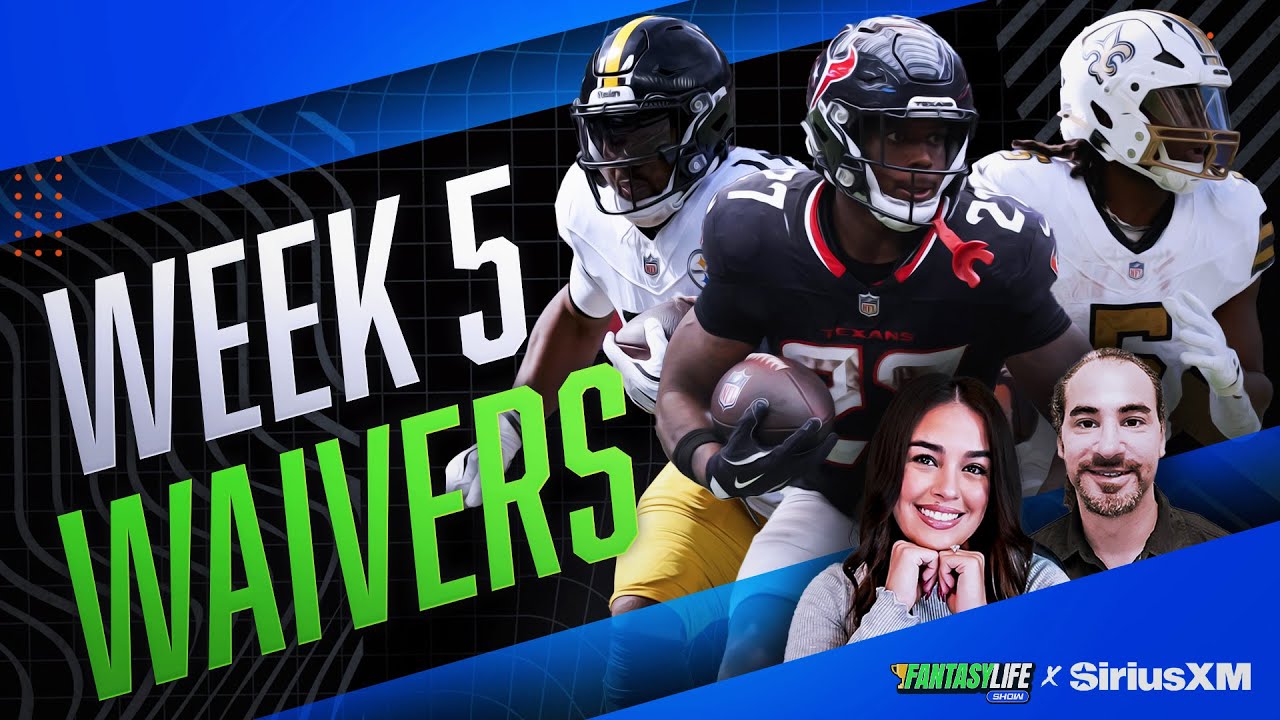 Week 5 Waiver Wire Targets for 2025 Fantasy Football
