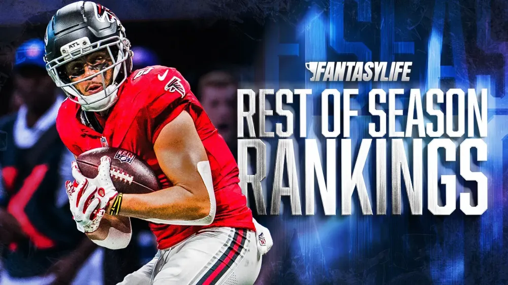 Rest-of-Season Fantasy Football Rankings: Buy Drake London, Sell Tyler Warren