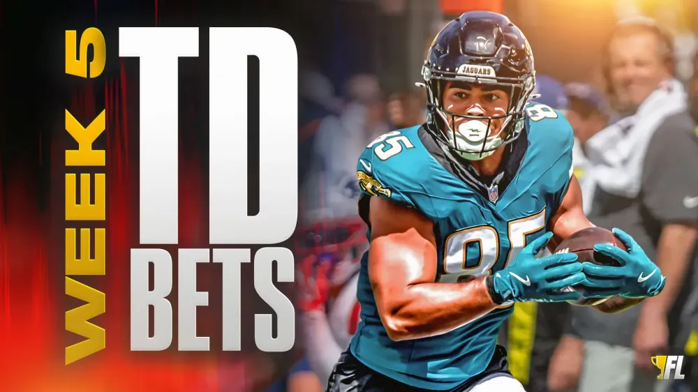 Anytime TD Picks and First TD Bets for Week 5: Why We Like Brenton Strange to Score