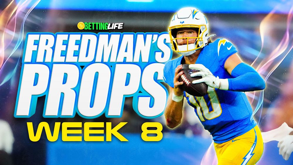 Freedman's Props. Best Player Prop Bets for Week 8.