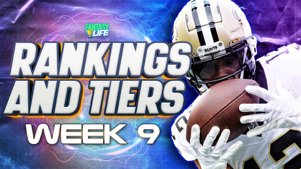 Week 9 Fantasy Football Rankings And Tiers. Chris Olave Set to Break Out.