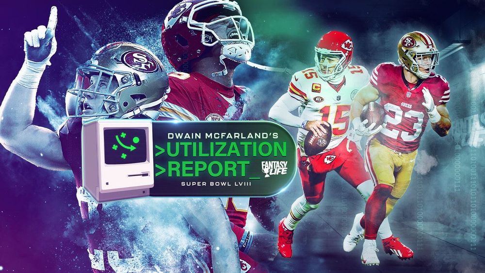 The Utilization Report. Everything you need for Super Bowl 58.