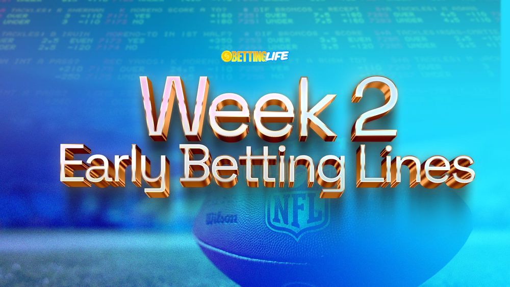 NFL Week 2 Early Betting Lines. Identifying Market Adjustments.