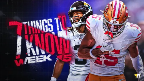 7 Things to Know For Week 15: The Running Back Bell-Cows, Ranking The Wide Receivers and More