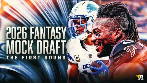 2026 Early Fantasy Football Mock Draft: Bijan Robinson is Solid at 1.01