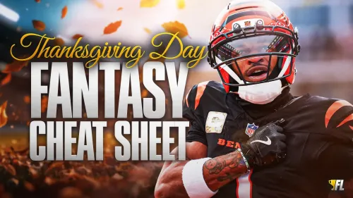Thanksgiving NFL DFS and Betting Cheat Sheet: Christian Watson, The Bengals and More