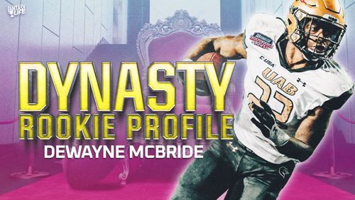 Dynasty Rookie Profile: DeWayne McBride