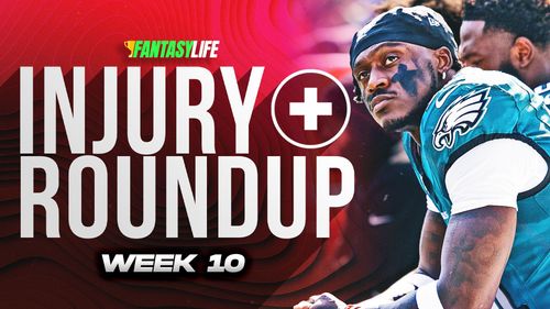 Week 10 Fantasy Football Injury News: AJ Brown, Trevor Lawrence, Christian McCaffrey, and More