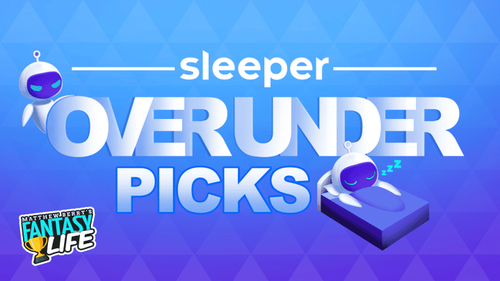 Sleeper Over/Under Picks. Wild Card Round