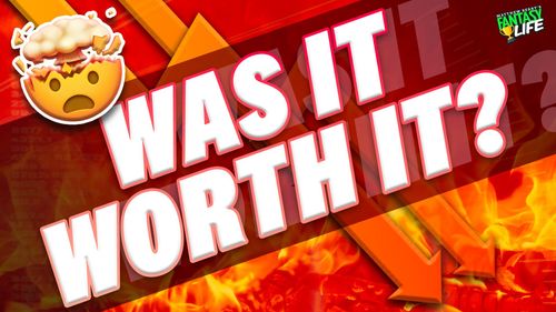 Fantasy Overachievers who WON'T do it again.