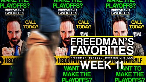 Freedman's Favorites. The Best Fantasy Football Plays For Week 11