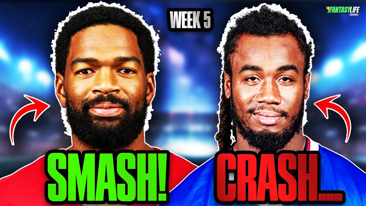 11 Players That Will Smash or Crash in Week 5 of Fantasy Football